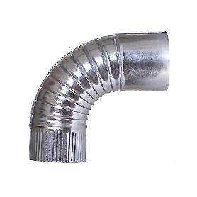 CODO 90G ESTUFA GALVANIZADO 110MM.
