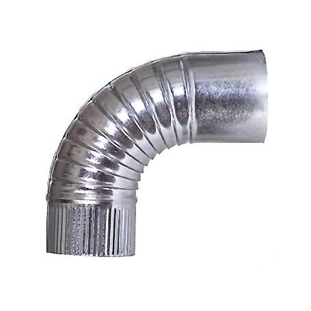 CODO 90G ESTUFA GALVANIZADO 110MM.