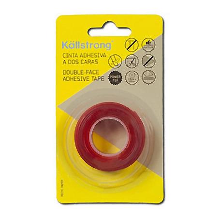 CINTA ADHESIVA 2 CARAS 1,9X150 TRANSPARENTE BLISTER