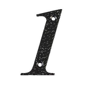 NUMERO 1 -M.4 NEGRO 10CM. DISPLAY
