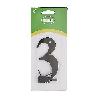 NUMERO 3 -M.4 NEGRO 10CM. DISPLAY