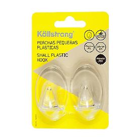 PERCHA PLASTICO ADH. 5,4CM. BLISTER