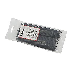 BRIDAS NEGRAS 4.8X200MM BOLSA 100