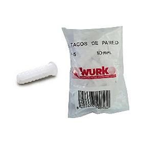 TACOS PARED BLANCOS 8X27 MM BOLSA 25