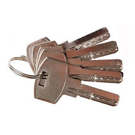 LLAVIN CERROJO SEGURIDAD 2500 LATON CAJA 10