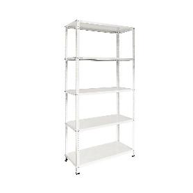 ESTANTE 5 BALDAS BLANCO 180X90X40CM KIT