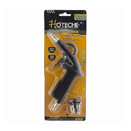 PISTOLA NEUMATICA 1/4 28MM+ 2 BOQUILLAS BLISTER