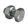 TORNILLOS ESTANTERIA CON TUERCA 8X16 C/ HEXAGONAL CAJA 200