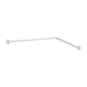 BARRA CORTINA DUCHA L 80X80 CM BLANCA