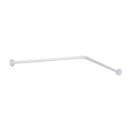 BARRA CORTINA DUCHA L 80X80 CM BLANCA