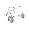 POLEA TENDEDERO C/TUERCA N3 METAL BLISTER 2