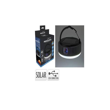 LINTERNA CAMPING SOLAR/BATERIA 16X6X6,7 CM