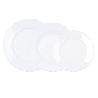 VAJILLA OPAL PLUMI BLANCA 18 PIEZAS