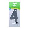 NUMERO 4 -M.4 INOX.18/8 10CM. DISPLAY