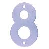 NUMERO 8 -M.4 INOX.18/8 10CM. DISPLAY