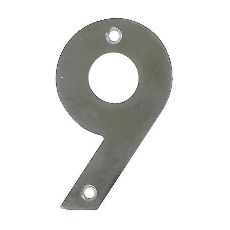 NUMERO 9 -M.4 INOX.18/8 10CM. DISPLAY