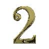 NUMERO 2 -M.4 LATON 10CM. DISPLAY