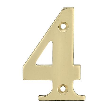 NUMERO 4 -M.4 LATON 10CM. DISPLAY