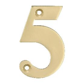 NUMERO 5 -M.4 LATON 10CM. DISPLAY