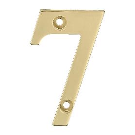 NUMERO 7 -M.4 LATON 10CM. DISPLAY