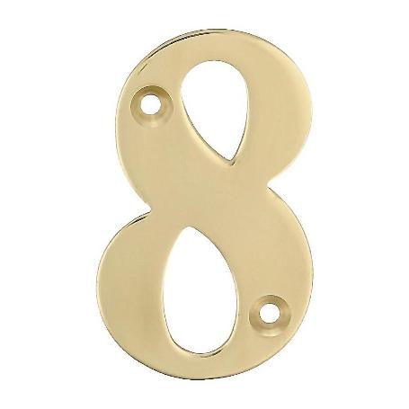 NUMERO 8 -M.4 LATON 10CM. DISPLAY