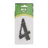 NUMERO 4 -M.4 NEGRO 10CM. DISPLAY