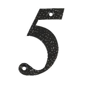 NUMERO 5 -M.4 NEGRO 10CM. DISPLAY