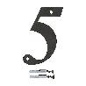 NUMERO 5 -M.4 NEGRO 10CM. DISPLAY