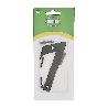 NUMERO 7 -M.4 NEGRO 10CM. DISPLAY