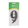 NUMERO 9 -M.4 NEGRO 10CM. DISPLAY
