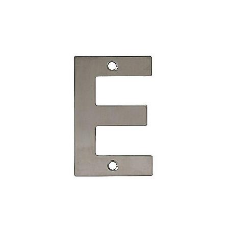 LETRA E-4 PULGADAS ACERO INOXIDABLE 18/8