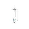 PATAS MUEBLE PLASTICO 130-200 MM JUEGO JGO 4