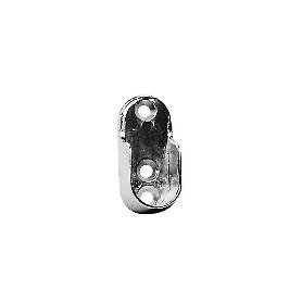 SOPORTE LATERAL OVAL NIQUELADO CAJA 100
