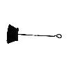 ESCOBILLA PELO NEGRO 100X450MM