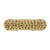 CEPILLO ACERO 5 HILERAS 18X5 CM LATONADO