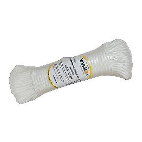 CUERDA TRENZADA POLIPROPILENO BLANCA ROLLO 10M
