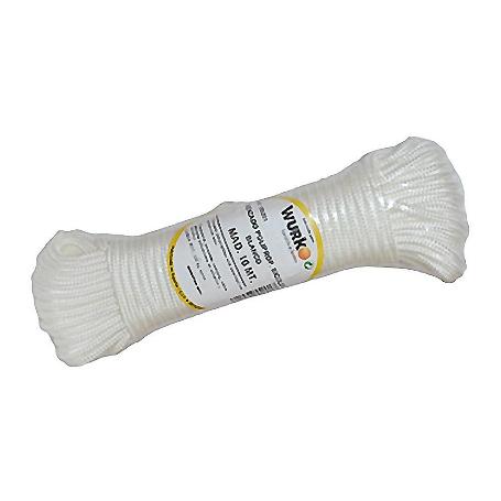 CUERDA TRENZADA POLIPROPILENO BLANCA ROLLO 10M
