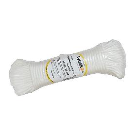CUERDA TRENZADA POLIPROPILENO BLANCA ROLLO 20M