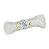 CUERDA TRENZADA POLIPROPILENO BLANCA ROLLO 20M