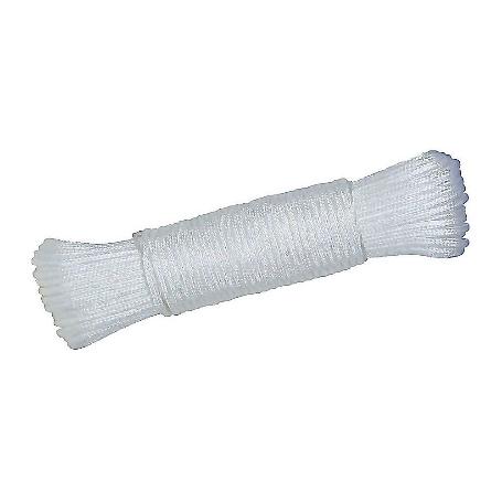 CUERDA RIEL TRENZADA R/81 BLANCO ROLLO 25M