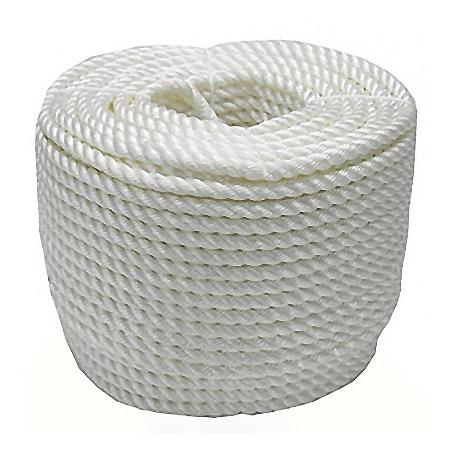 CUERDA MULTIFILAMENTO  8MM.  POLIPROPILENO ROLLO 100MT.