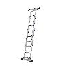 ESCALERA ALUMINIO MULTIFUNCION 4X4 P.