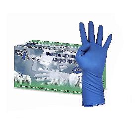 GUANTE LATEX AZUL A/PROT.T8-9 SIN POLVO CAJA 50