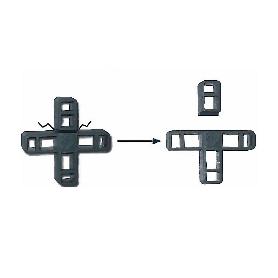 CRUCETAS DE PLASTICO 10 MM. BOLSA 50