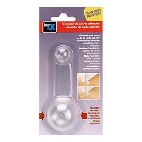 TOPE RETENEDOR GIRATORIO ADHESIVO TRANSPARENTE BLISTER