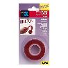 CINTA ADHESIVA 2 CARAS TRANSPARENTE 19X1,5M BLISTER