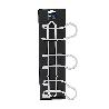 PERCHA ACERO 3 GANCHOS TRIPLE BLANCO BLT-1