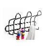PERCHA ACERO 3 GANCHOS TRIPLE NEGRO BLT-1