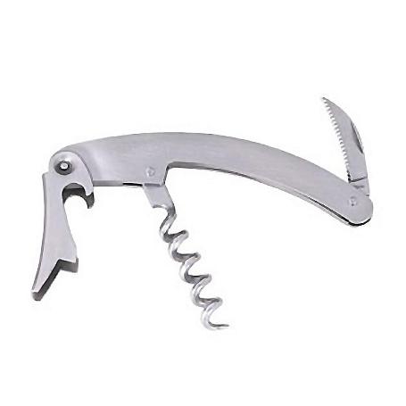 SACACORCHOS ACERO CON NAVAJA BLISTER