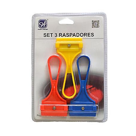 RASQUETA COCINA PLAST. COLORES BLT-3